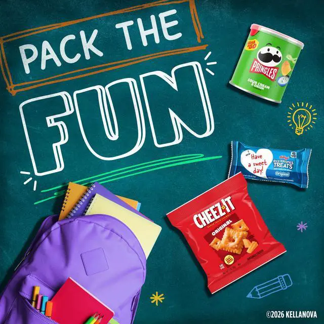 Alt view image 3 of 7 - Cheese Crackers, Baked Snack Crackers, Office and Kids Snacks, Variety Pack, 17.72oz Box (20 Pouches)