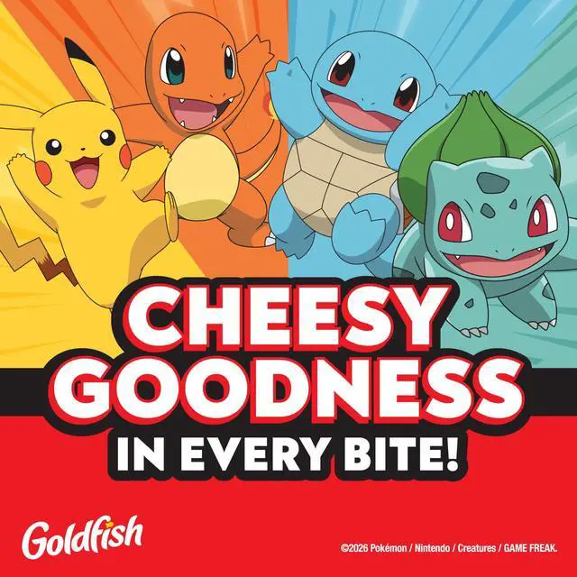 Alt view image 6 of 6 - Pokémon Cheddar Cheese Crackers, 6.6 Oz Bag (Pack of 3)