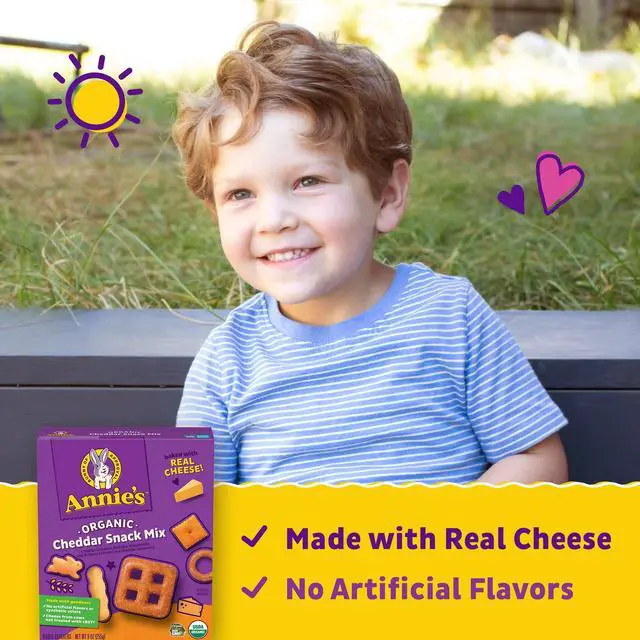 Alt view image 3 of 7 - Organic Cheddar Snack Mix, 9 oz