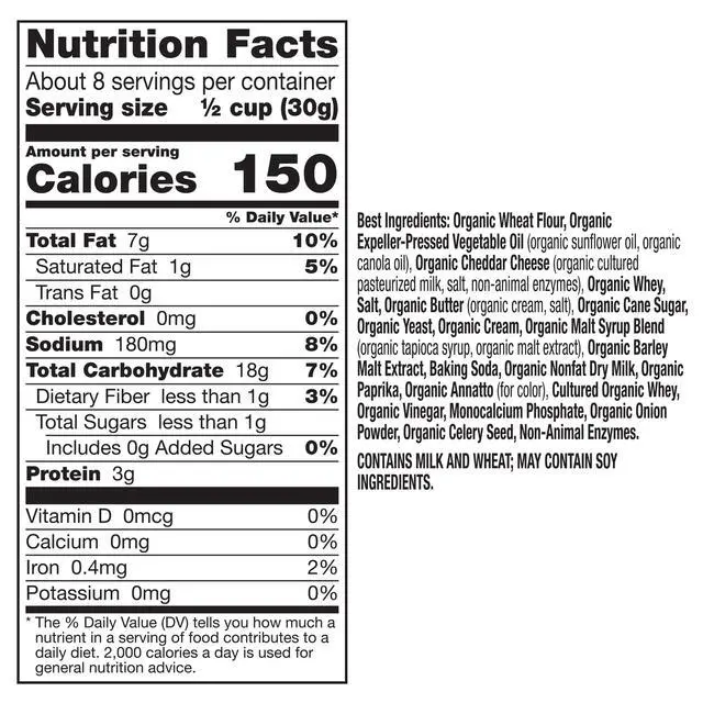 Alt view image 7 of 7 - Organic Cheddar Snack Mix, 9 oz