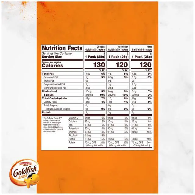 Alt view image 2 of 7 - Crackers Say Cheeeese Variety Pack with Cheddar, Pizza and Parmesan, Snack Packs, 20 Ct (18.8 Ounces)