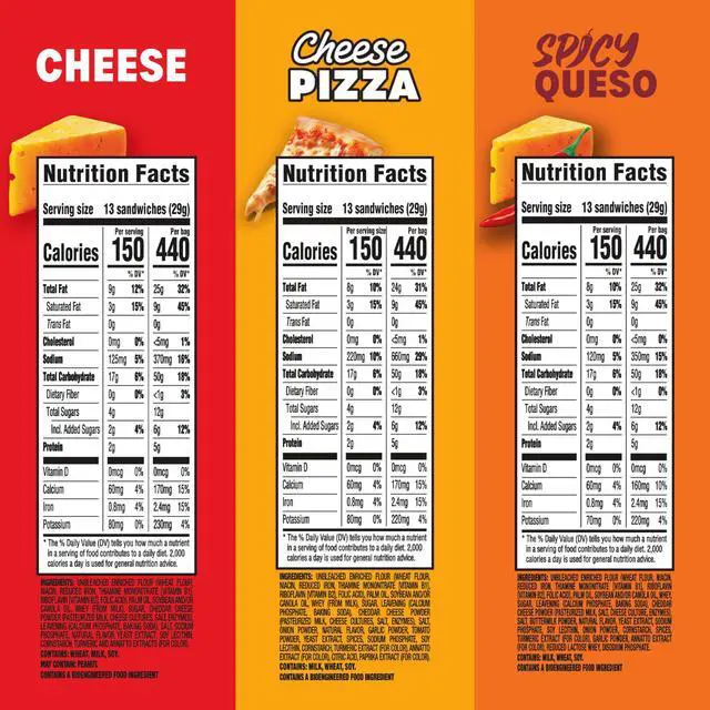 Alt view image 2 of 7 - Bits Flavor Charged Sandwich Crackers Variety Pack, Snacks for Kids and Adults, Lunch Snacks, 9-3 oz Bags