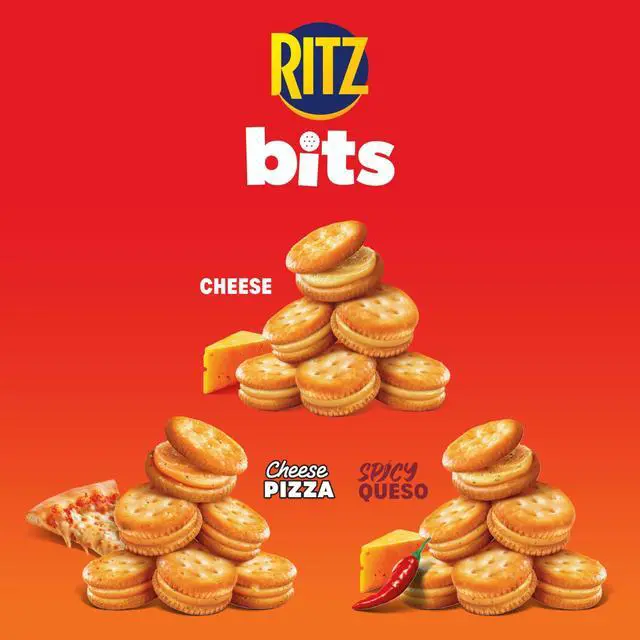 Alt view image 4 of 7 - Bits Flavor Charged Sandwich Crackers Variety Pack, Snacks for Kids and Adults, Lunch Snacks, 9-3 oz Bags