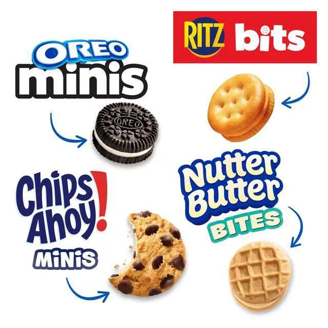 Alt view image 5 of 7 - Snacks Variety Pack, 4 Flavors, Cookies & Crackers, 20 Snack Packs