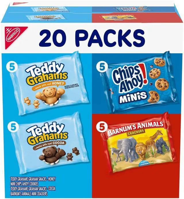 Main image of Fun Shapes Snacks Variety Pack, 3 Flavors, 20 Snack Packs