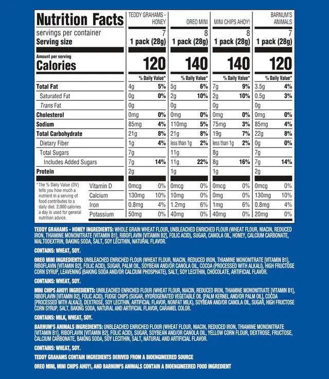 Alt view image 2 of 7 - Team Favorites Snacks Variety Pack, 4 Flavors, 30 Snack Packs