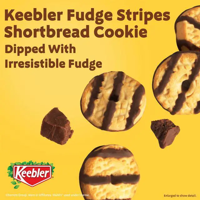 Alt view image 6 of 7 - Assorted Cookie Classics Variety Pack - Mothers Circus, Keebler Fudge Stripes & Famous Amos, 20 Pouch Box, 20 oz
