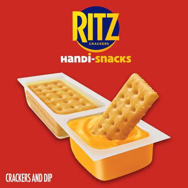 Alt view image 3 of 7 - RITZ Crackers 'N Cheesy Dip Snack Packs, 20 Snack Packs