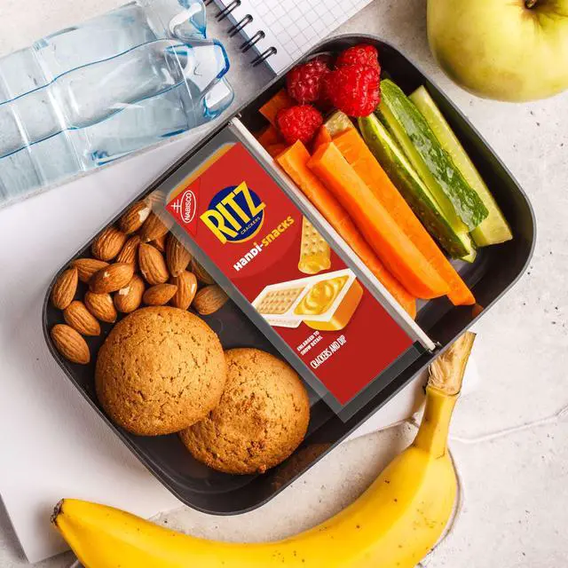 Alt view image 5 of 7 - RITZ Crackers 'N Cheesy Dip Snack Packs, 20 Snack Packs