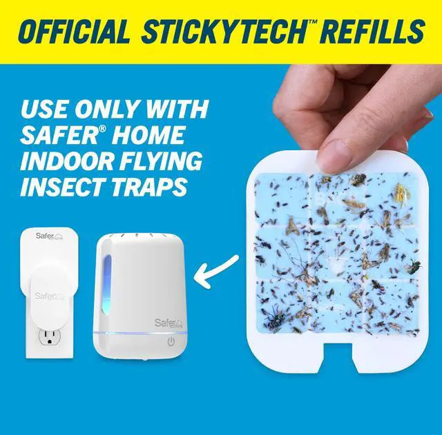 Alt view image 2 of 7 - Home Flying Insect Trap Official Refills