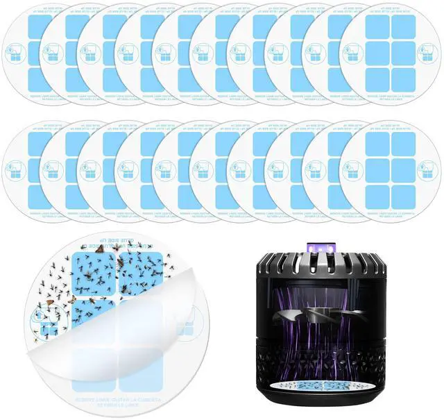 Main image of 20 Pack Replacement Glue Cards, Compatible with DynaTrap DT152/DynaTrap 21523/Katchy Duo Indoor Insect Trap, 3.4 Inches Refill Sticky Pads, Glue Boards Insect Catcher for Fly Mosquito Bug