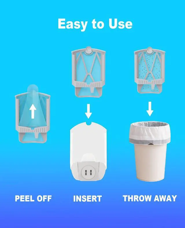 Alt view image 5 of 7 - 16 Pack Flying Insect Trap Refills for Zevo M364 & Max Plug-in