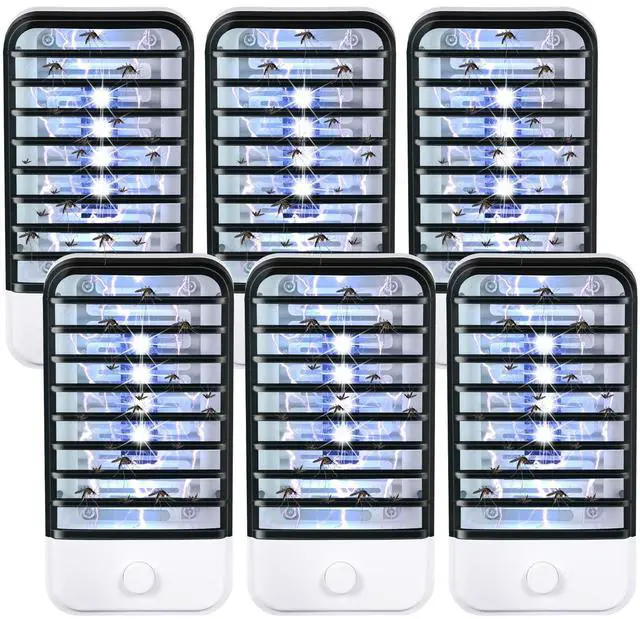 Main image of 2026 New Bug Zapper Indoor Plug in Mosquito Killer Mosquito Zapper with Bug Lights, Electronic Fly Traps Indoor for Home, Living Room, Kitchen, Baby Room, Office, Bedroom, Flying Insect Trap (6Pack)