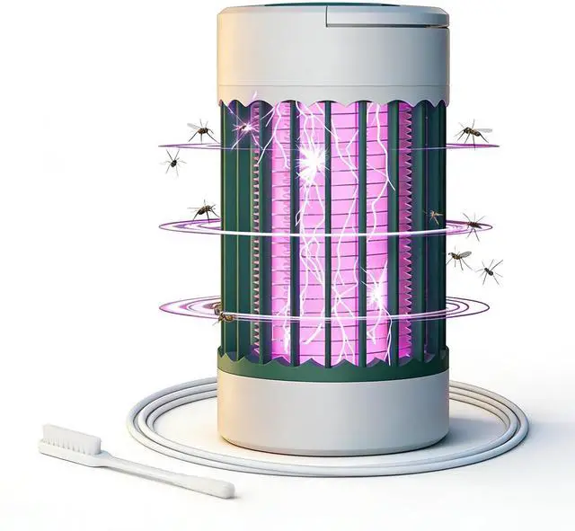 Main image of Bug Zapper - Portable Electric Mosquitoes and Flying Insect Trap Light | High Powered Wireless Killer Lamp | Must Haves for Kitchen, Camping, Room, Home Rechargeable Indoor Out