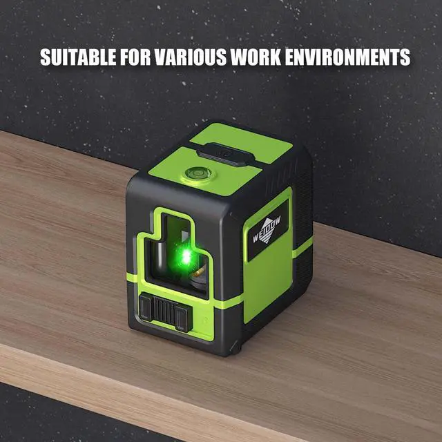 Alt view image 4 of 6 - Laser Level 360° Green Cross Line Self Leveling Laser Measuring Tool