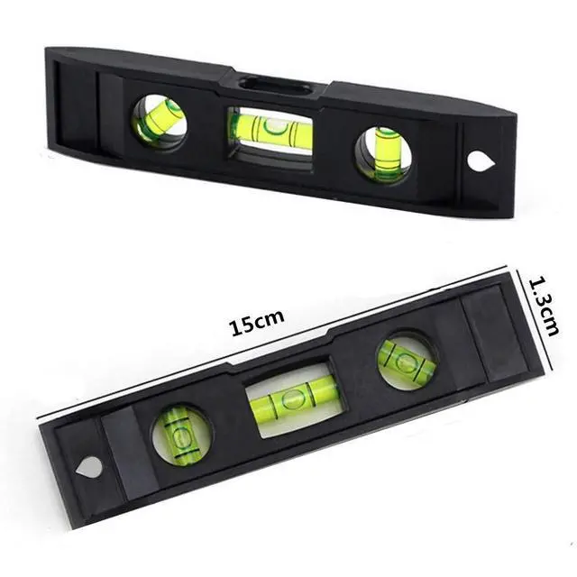Alt view image 2 of 6 - 2pcs 6 inch Torpedo Level Magnetic Box Level with 180 90 45 Degree Bubble Level
