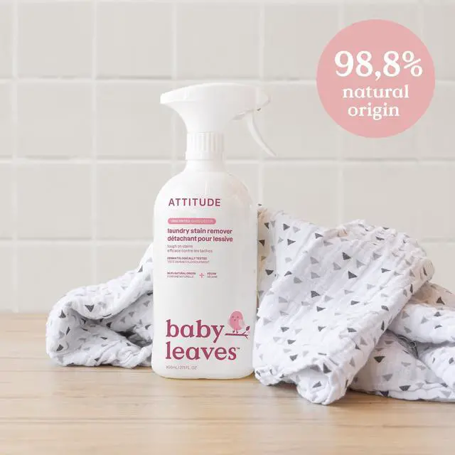 Alt view image 4 of 6 - Baby Laundry Stain Remover, Plant and Mineral-Based Ingredients, Vegan and Cruelty-free Household Products, Unscented, 27.1 Fl Oz
