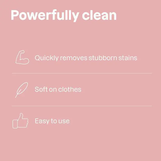 Alt view image 5 of 6 - Baby Laundry Stain Remover, Plant and Mineral-Based Ingredients, Vegan and Cruelty-free Household Products, Unscented, 27.1 Fl Oz