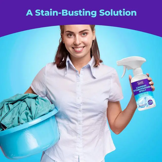 Alt view image 7 of 7 - Laundry Stain Remover Spray (8.45 Fl oz), Spray and Wash Stain Remover for Clothes, Effective on Grease, Coffee, Juice, Baby Food, Formula, Tomato Sauce & Blood, Baby Clothing
