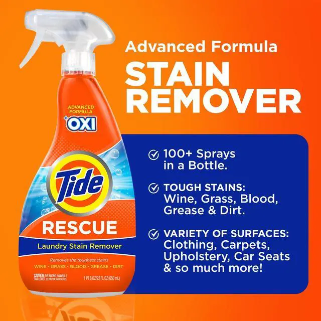Alt view image 2 of 5 - Laundry Stain Remover Spray with Oxi, Travel Stain Remover for Clothes, Carpet, Upholstery, Pet Bedding, Stain Treater Spray for Tough Stains from Wine, Coffee, Grease, 3 Oz (Pack of 3)
