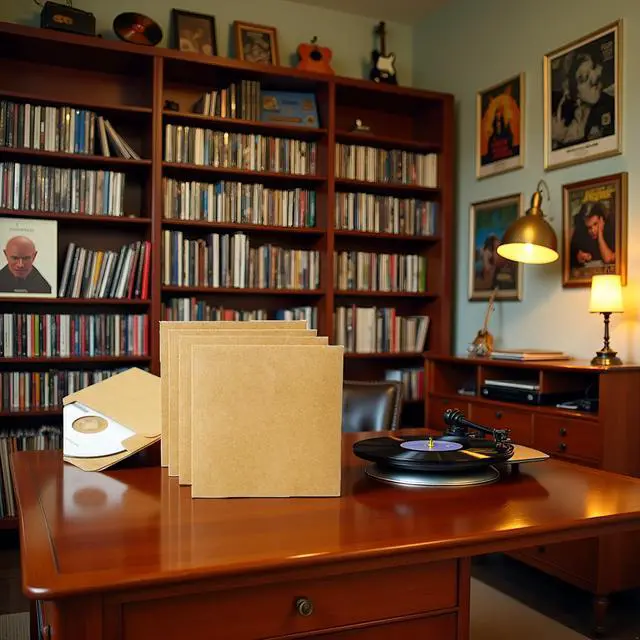 Alt view image 7 of 7 - 25Pcs Retro Brown Kraft Paper CD/DVD Sleeves & Envelopes, Cardboard Storage Cases, DVD Cases, CD Envelopes, Media Storage