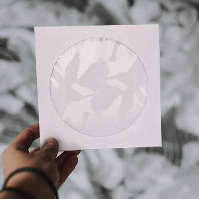 Alt view image 6 of 7 - 100pcs CD DVD Sleeves, White Paper CD DVD Sleeves Envelope Holder with Clear Window and Flap,120g Heavy Weight