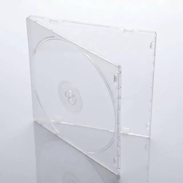 Alt view image 4 of 7 - 5 Pack CD DVD Blu-Ray Clear Slim Jewel Cases, 5.2 mm