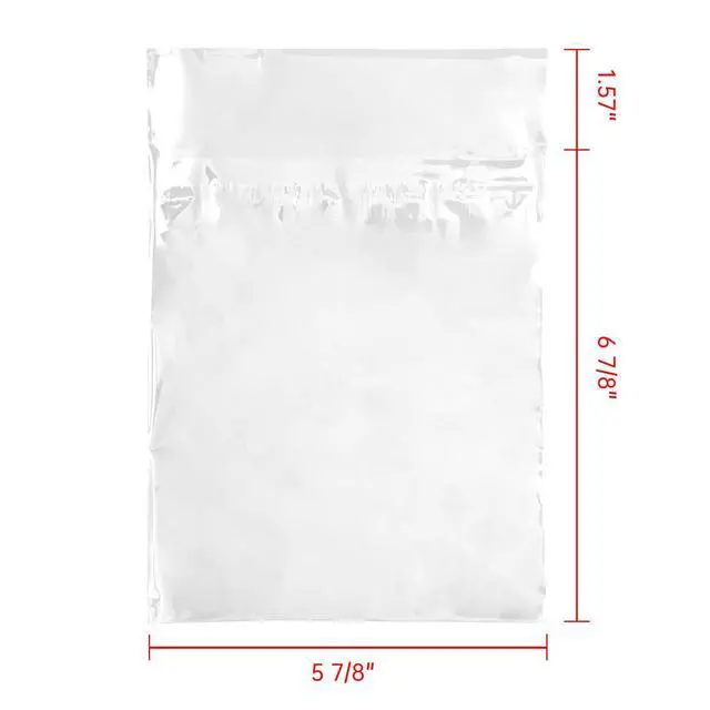 Alt view image 2 of 5 - Clear Resealable OPP Plastic Wrap Bags for Standard 12mm Blu-Ray Cases - Dust-Proof Protective Sleeves for Blu-ray Disc Cases, PS3 Games Cases and Food Safe Storage - 5 7/8 x 6 7/8 inches (50)