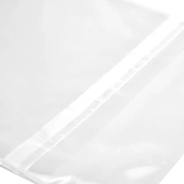 Alt view image 3 of 5 - Clear Resealable OPP Plastic Wrap Bags for Standard 12mm Blu-Ray Cases - Dust-Proof Protective Sleeves for Blu-ray Disc Cases, PS3 Games Cases and Food Safe Storage - 5 7/8 x 6 7/8 inches (50)