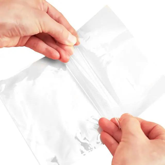 Alt view image 4 of 5 - Clear Resealable OPP Plastic Wrap Bags for Standard 12mm Blu-Ray Cases - Dust-Proof Protective Sleeves for Blu-ray Disc Cases, PS3 Games Cases and Food Safe Storage - 5 7/8 x 6 7/8 inches (50)