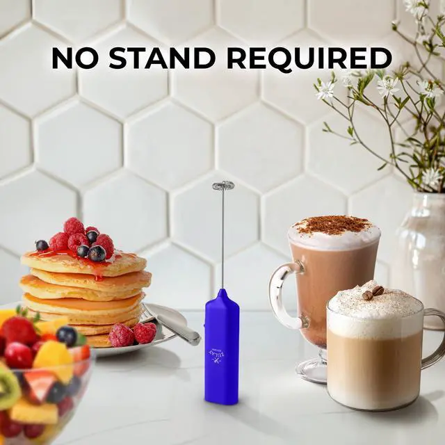 Alt view image 7 of 7 - Mini & Mighty Milk Frother Wand Powerful Handheld Coffee Frother, Battery Operated Drink Mixer Compact Pocket Size Detachable Whisk for Latte, Cappuccino, Matcha, Hot Chocolate