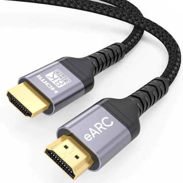 Main image of 8K HDMI ARC/eARC Cable for Soundbar to TV 3.3FT, eARC HDMI Cable 2.1 48Gbps Ultra High Speed HDMI Cord Dolby Atmos 8K@60Hz, 4K@120Hz HDR 3D HDCP2.3&2.3 for Vizio Sono Samsung Bose Sound bar