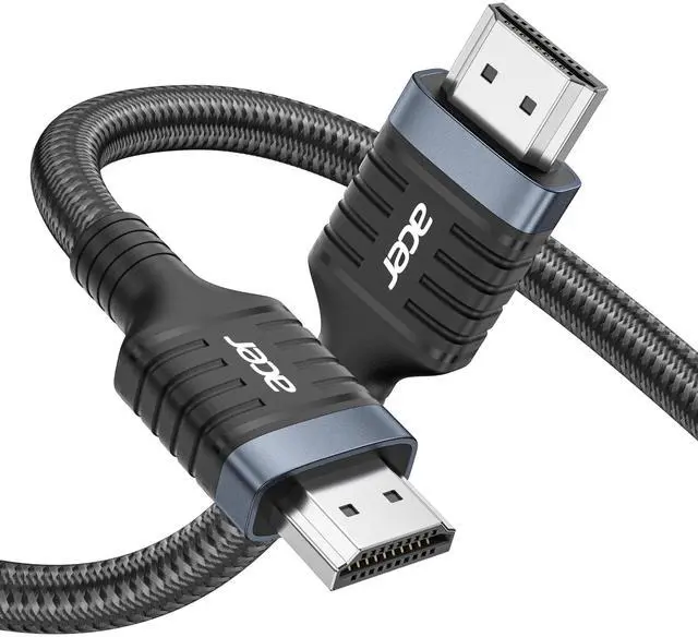 Main image of HDMI 2.1 Cable 6.6FT (8K@60Hz,4K@120Hz) 48Gbps High-Speed Braided Cord