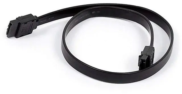 Main image of 18inch SATA 6Gbps Cable w/Locking Latch - Black