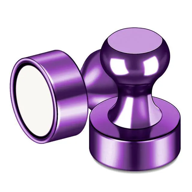 Alt view image 7 of 7 - Fridge Magnets 20Pcs, Magnet for Refrigerator Whiteboard, Purple