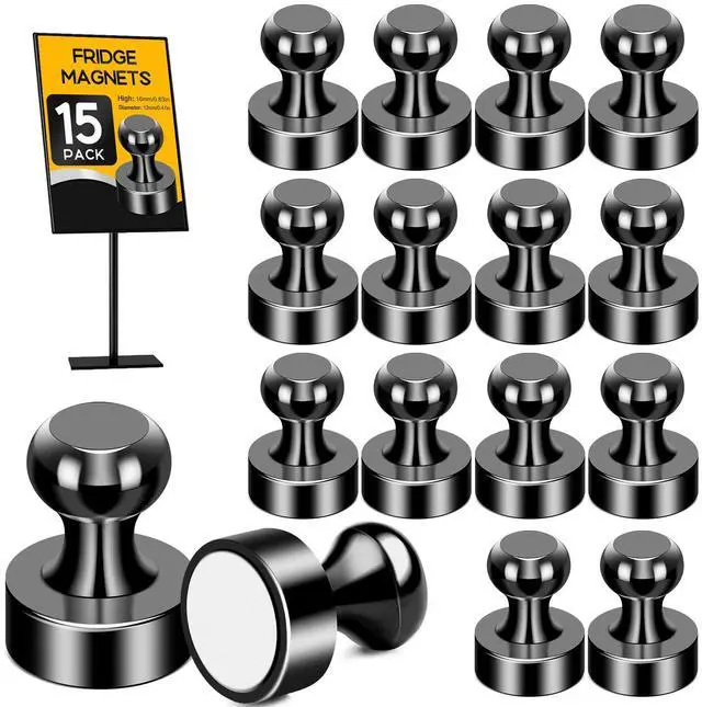 Main image of Fridge Magnets for Whiteboard 15Pcs Strong Magnets for Whiteboard