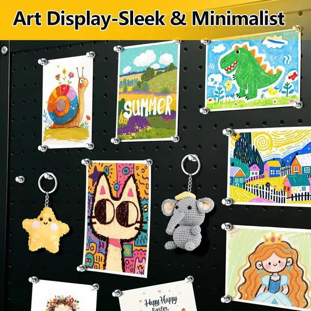 Alt view image 6 of 7 - 24 Pcs Fridge Magnets, Refrigerator Magnets, Small Strong Magnets, Whiteboard Magnets for Fridge, Magnetic Push Pins for Locker, Kitchen Decor and Accessories, Office, Classroom Organization