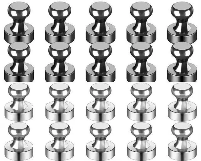 Main image of 20Pcs Fridge Magnets Refrigerator Whiteboard Small Strong Magnet Classroom Kitchen Accessories Decorative Locker Set Decor Must Haves Office Calendar Refrigerador Magnetic Cute Crafts