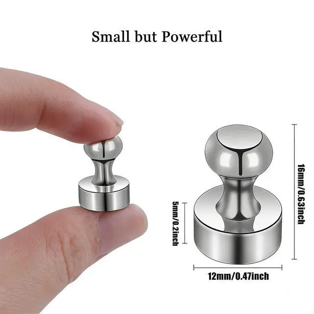 Alt view image 2 of 5 - 20Pcs Fridge Magnets Refrigerator Whiteboard Small Strong Magnet Classroom Kitchen Accessories Decorative Locker Set Decor Must Haves Office Calendar Refrigerador Magnetic Cute Crafts