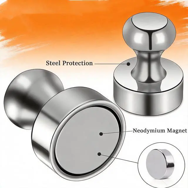 Alt view image 3 of 5 - 20Pcs Fridge Magnets Refrigerator Whiteboard Small Strong Magnet Classroom Kitchen Accessories Decorative Locker Set Decor Must Haves Office Calendar Refrigerador Magnetic Cute Crafts