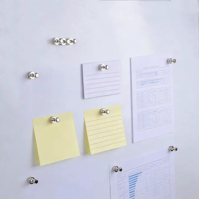 Alt view image 4 of 5 - 20Pcs Fridge Magnets Refrigerator Whiteboard Small Strong Magnet Classroom Kitchen Accessories Decorative Locker Set Decor Must Haves Office Calendar Refrigerador Magnetic Cute Crafts