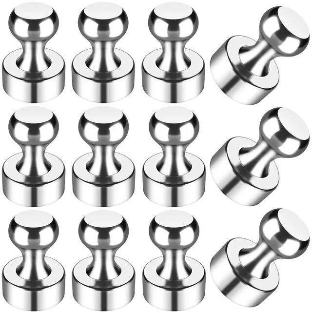 Main image of 12Pcs Strong Magnets for Whiteboard, Fridge Magnets Adults, Refrigerator Magnets, Magnet Fridge, Small Strong Magnets for Kitchen, Office, Classroom, Locker