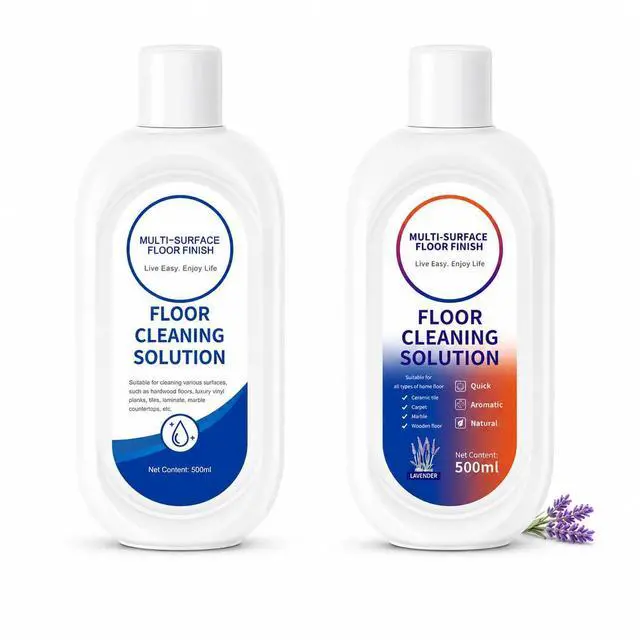 Main image of Floor Cleaning Solution Compatible with Tineco Cleaning Solution, Residue & Streak Free, Suitable for All Robot Vacuum Cleaners and Wireless Wet Dry Dual-Use Vacuum Cleaners (Original flavor+Lavender)