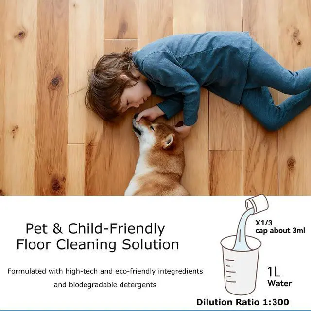 Alt view image 7 of 7 - Floor Solution for Roborock Floor Cleaning Solution, Residue & Streak Free Deep Clean for Hardwood, Compatible with Roborock Saros 10/10R/Z70, Q7 Q8 Q10 S7 S8 Qrevo Series (Lavender)