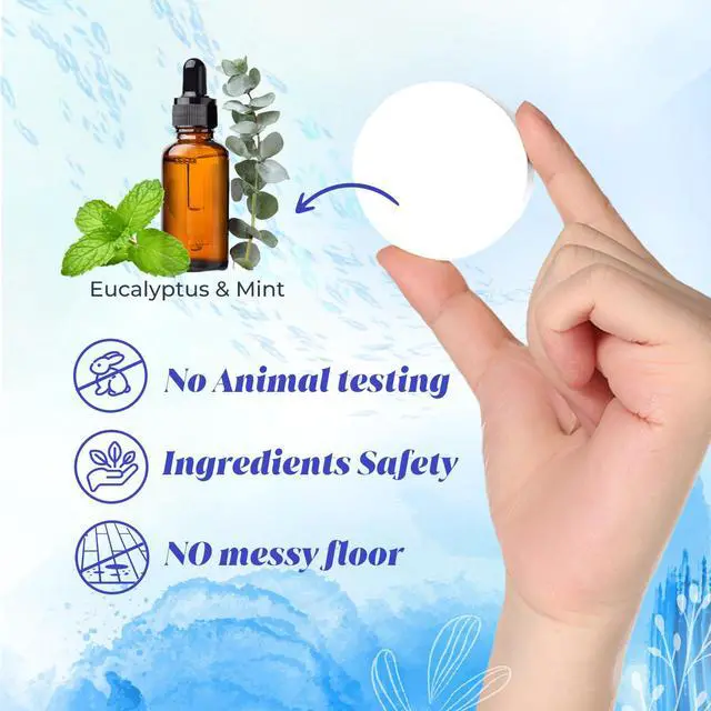Alt view image 2 of 7 - Shower Steamers Aromatherapy 8 Pack, Menthol & Eucalyptus Shower Bombs with Natural Essential Oils, Quick Relief Nasal Congestion, Relaxation & Self Care Gifts for Women & Men