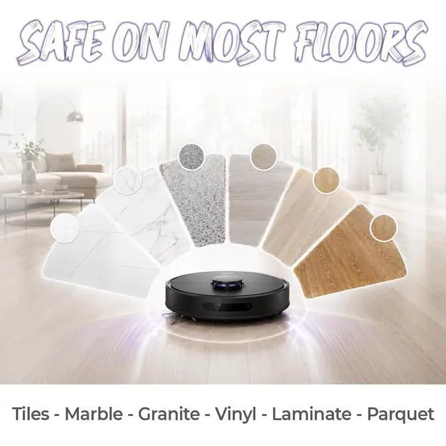 Alt view image 5 of 7 - Floor, Concentrated Cleaner for Robot Floor Mop 16 fl.oz (500ml) Bottle, 1:60 Dilution Makes Up to 8 Gallons