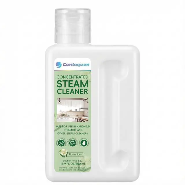 Main image of 20X Concentrated Steam Mop Solution Makes 2.64 Gallon Formula for All Steam Mop Cleaners, Multisurface Cleaner Demineralized Water for Steam Machines 16.9 FL.OZ, Fresh Floral Scent