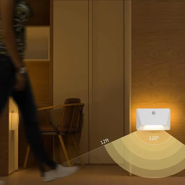 Alt view image 2 of 7 - Motion Sensor Night Light Rechargeable, Link Mode, 6-Month Battery Life