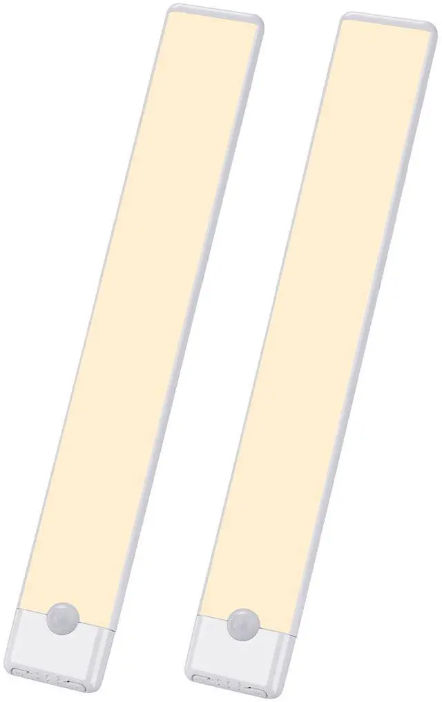 Main image of Motion Sensor Under Cabinet Lights, 2-Pack, Warm White, 12 inch