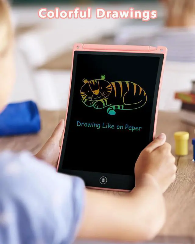 Alt view image 2 of 7 - Kids Toys 3 Pack LCD Writing Tablet, Colorful Drawing Pad Erasable Doodle Board, Educational Learning Toys Birthday Gifts for Boys Girls Age 3 4 5 6 7 8(Blue & Pink & SkyBlue)